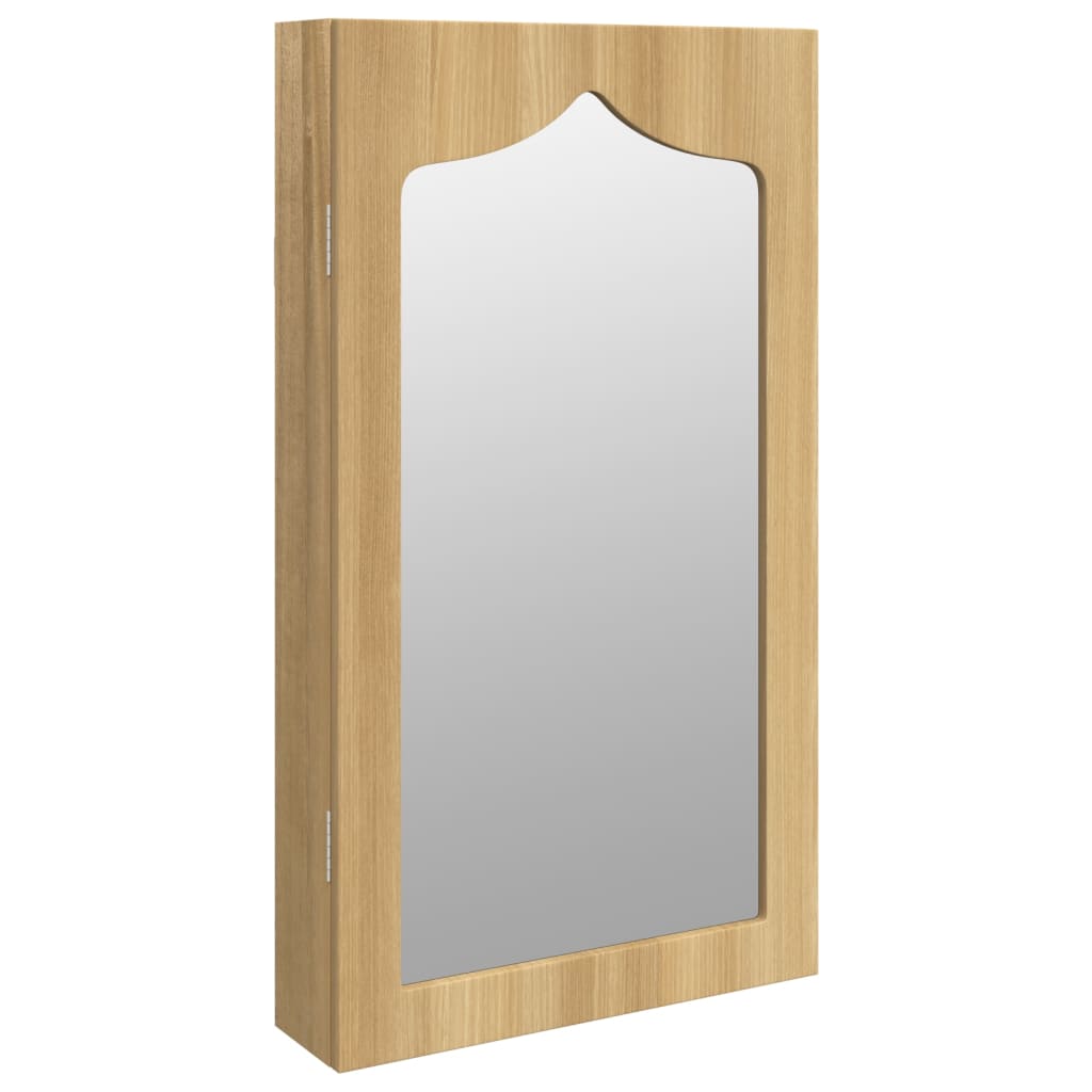 Vidaxl Jewelry Armoire avec mur de miroir - monté 37,5x10x67 cm