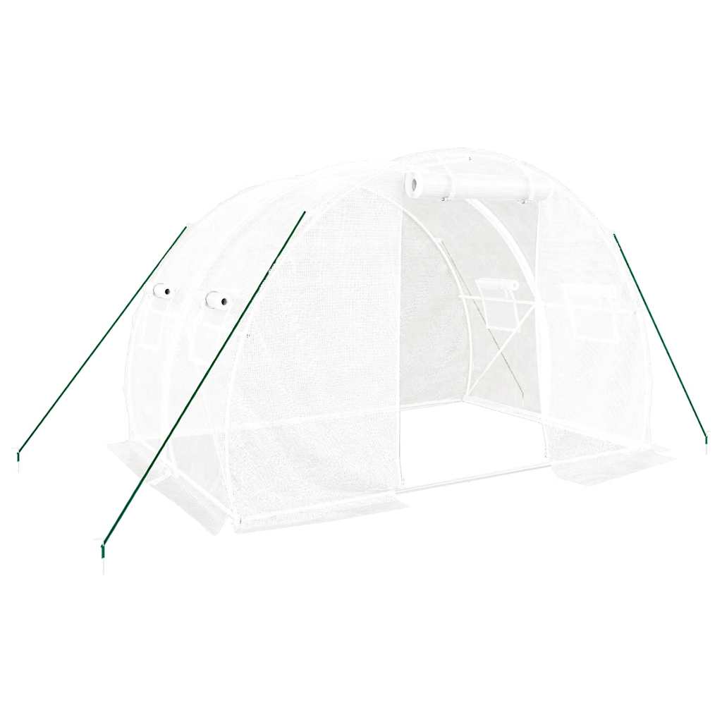 Vidaxl Tuinkas mit Stahlrahmen 6 m² 3x2x2 m