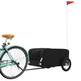 Vidaxl Bicycle Trailer 45 kg Iron Black