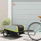 BIDAXL BICYCLE TRAILER 45 kg järnsvart och grönt