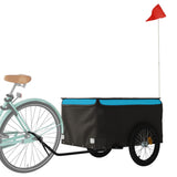 BIDAXL BICYCLE TRAILER 45 kg järn svart och blå