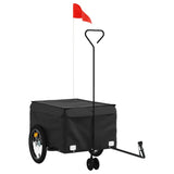 BIDAXL Cykel trailer 45 kg järnsvart