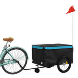 BIDAXL BICYCLE TRAILER 45 kg järn svart och blå