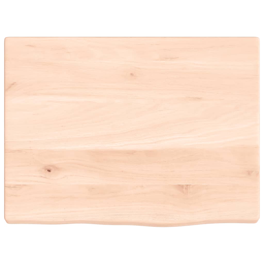 VidaXL Wastafelblad 40x30x2 cm onbehandeld massief hout