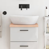 VidaXL Washbasin Table 40x40x (2-4) cm Untreated solid wood