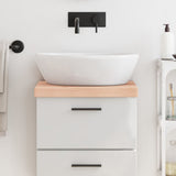 VidaXL Washbasin Table 40x40x (2-6) cm Untreated solid wood