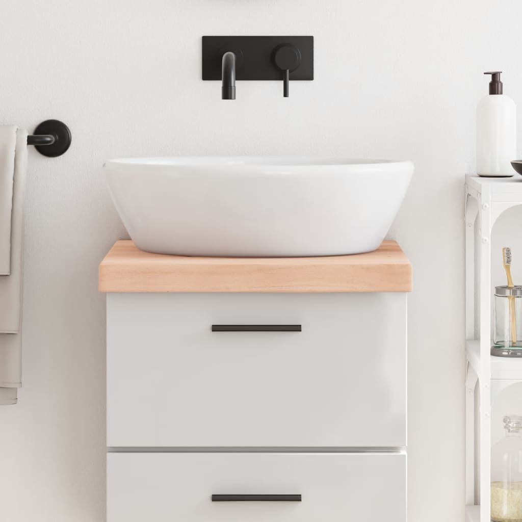 Vidaxl WASHBASIN-ark 40x50x (2-6) cm obehandlat fast trä