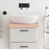 Vidaxl Washbasin Blat 40x50x (2-6) cm onbehandelten Holz