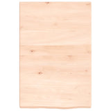 VidaXL Wastafelblad 40x60x(2-4) cm onbehandeld massief hout