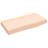 VIDAXL SCHEDA DI BASHBASIN 60X30X (2-6) CM non trattato in legno massiccio