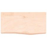 VIDAXL SCHEDA DI BASHBASIN 60X30X (2-6) CM non trattato in legno massiccio