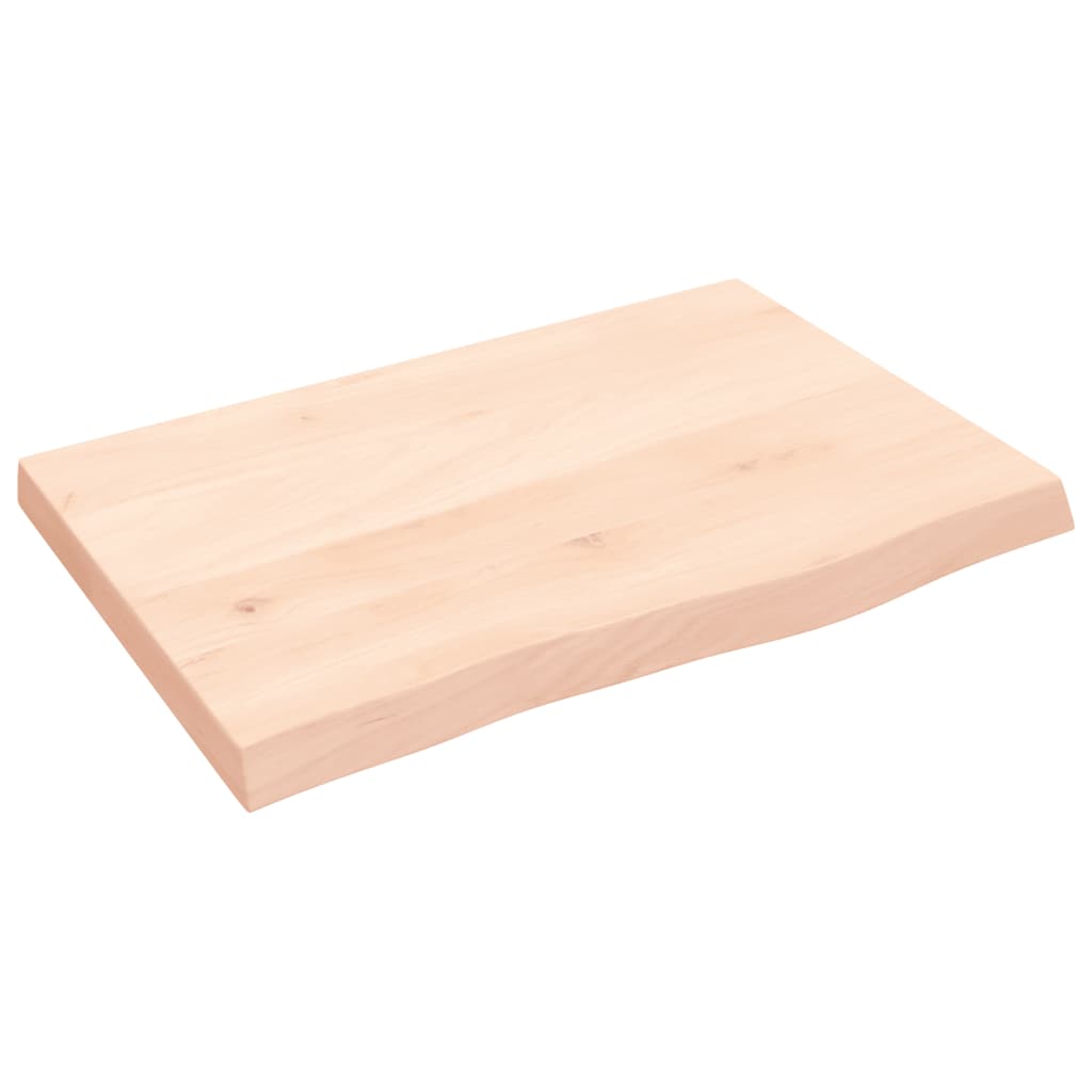 VidaXL Washbasin sheet 60x40x (2-4) cm Untreated solid wood