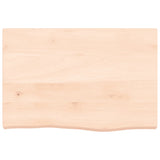 VidaXL Washbasin sheet 60x40x (2-4) cm Untreated solid wood