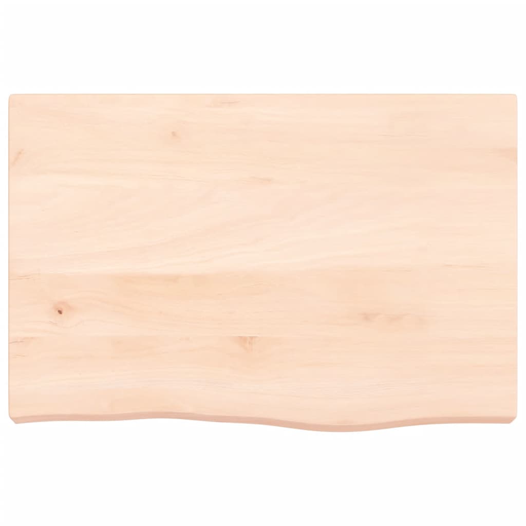 VidaXL Washbasin sheet 60x40x (2-6) cm Untreated solid wood