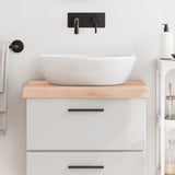 VidaXL Washbasin sheet 60x50x (2-6) cm Untreated solid wood