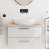 VidaXL Washbasin Table 80x30x2 Cm Untreated Solid Wood