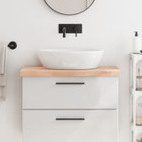 Vidaxl Washbasin Blade 80x30x (2-6) CM Madera sólida no tratada