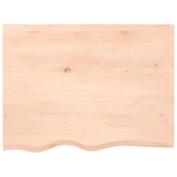 Vidaxl Washbasin Blade 80x60x (2-6) CM Madera maciza no tratada