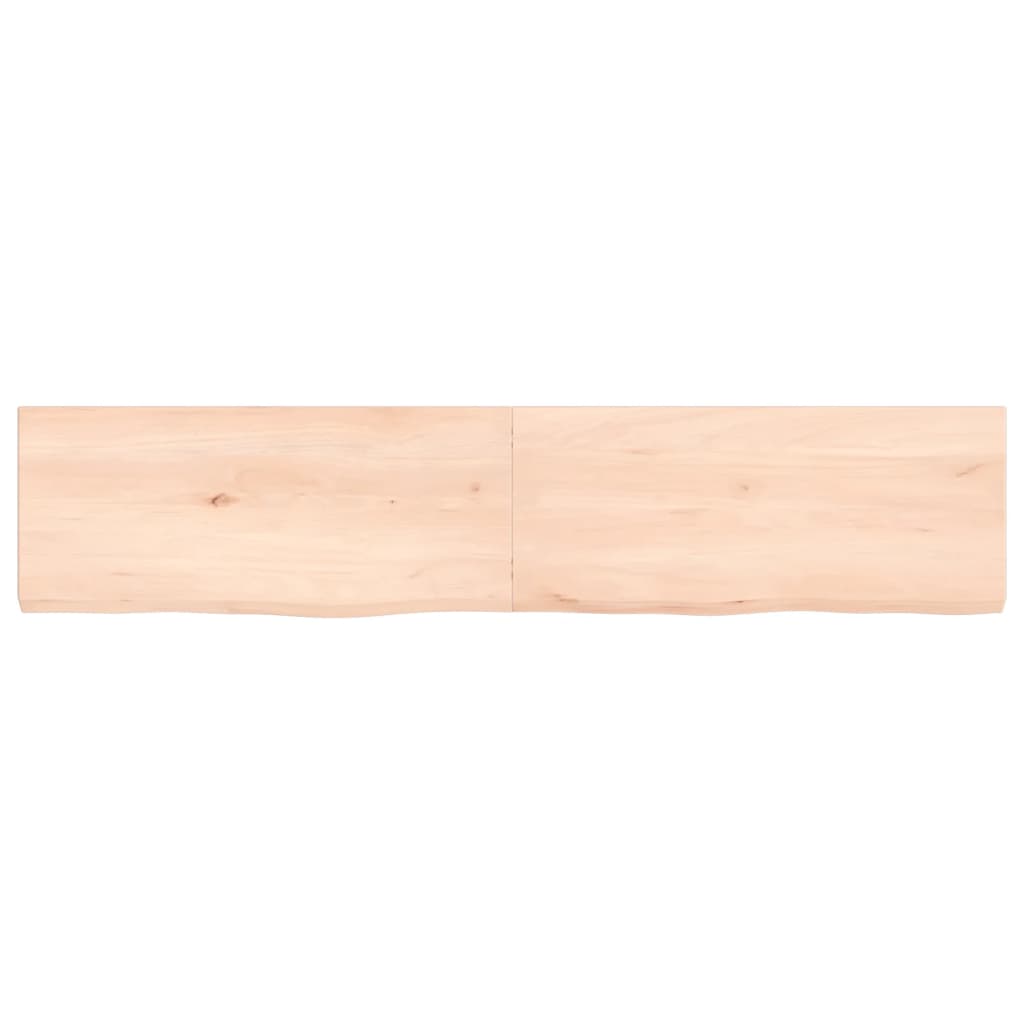 VIDAXL WASHBAIN-Blatt 140x30x (2-4) cm unbehandeltes festes Holz