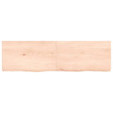 VidaXL Washbasin sheet 140x40x (2-6) cm Untreated solid wood