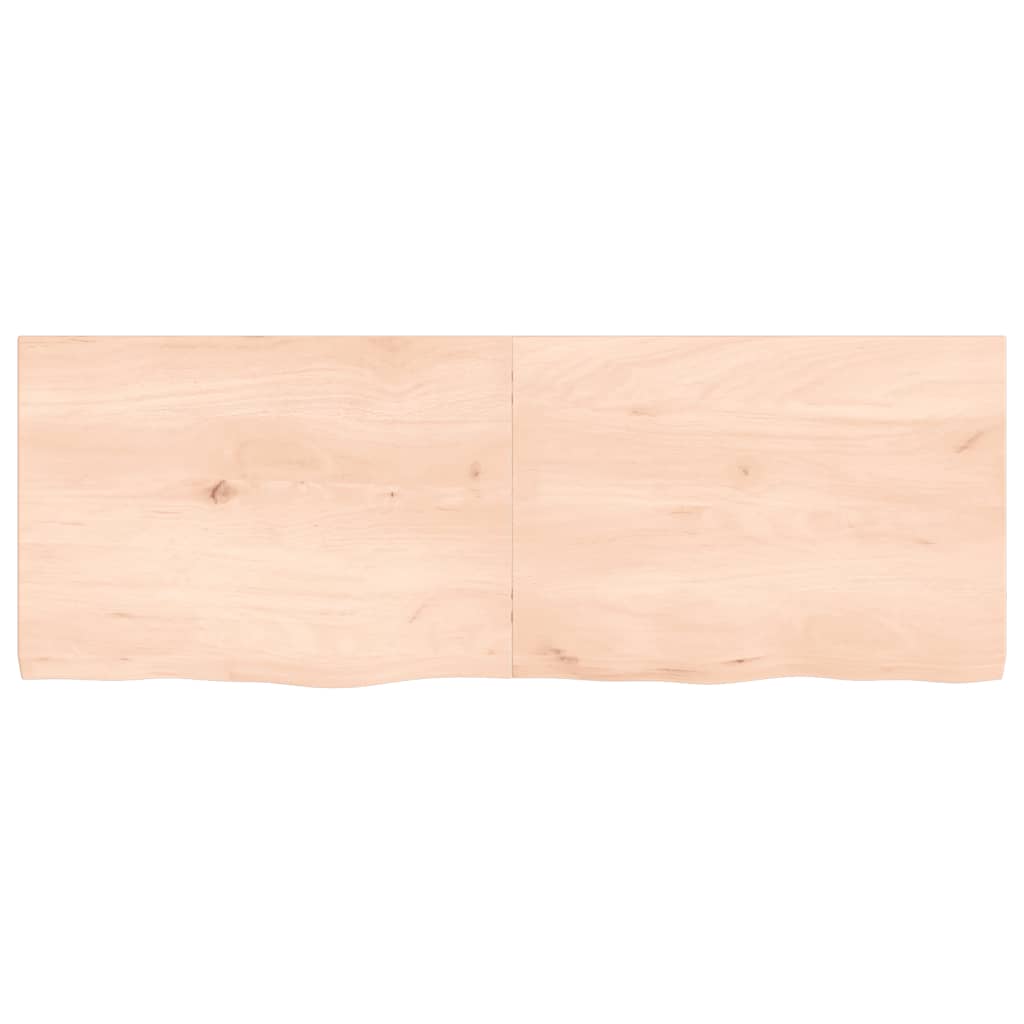 VidaXL Washbasin sheet 140x50x (2-4) cm Untreated solid wood