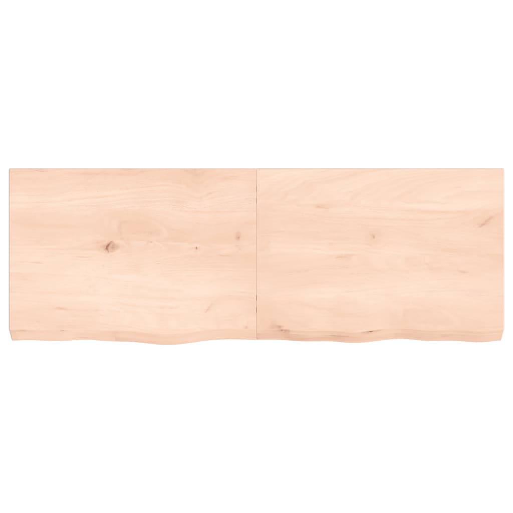 Vidaxl Washbasin Sheet 140x50x (2-6) CM Madera sólida no tratada