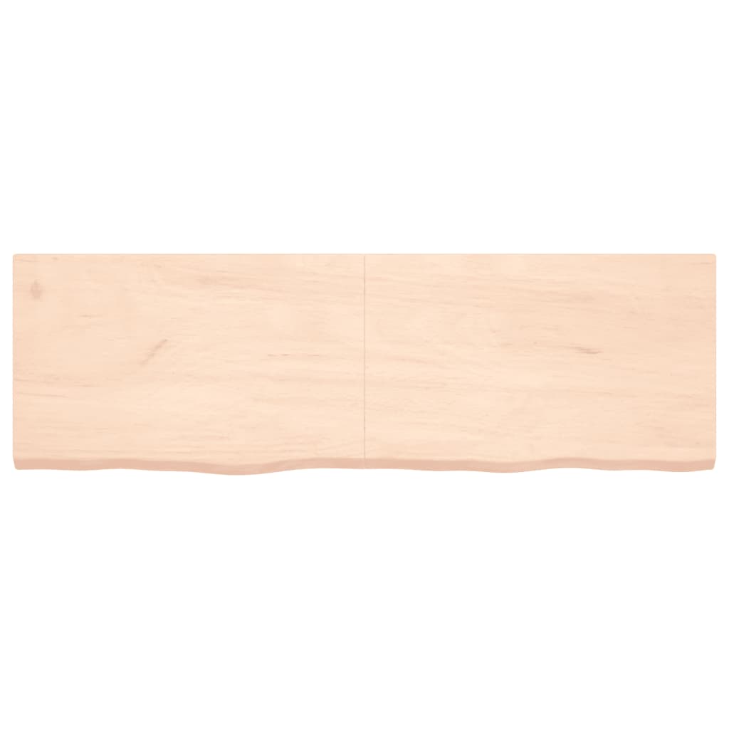 VidaXL Washbasin sheet 160x50x (2-4) cm Untreated solid wood