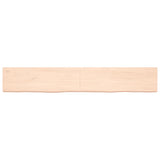 VIDAXL WASHBAIN-Blatt 180x30x (2-6) cm unbehandeltes festes Holz