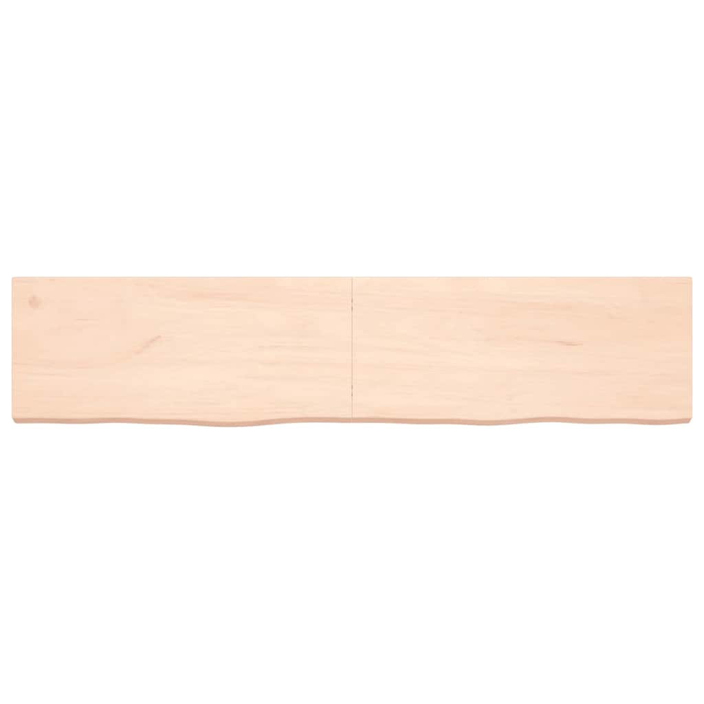 Vidaxl wastbasin Blat 180x40x (2-6) cm onbehandelten Holz