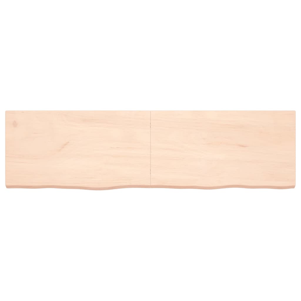 VIDAXL WASHBAIN-Blatt 180x50x (2-6) cm unbehandeltes festes Holz