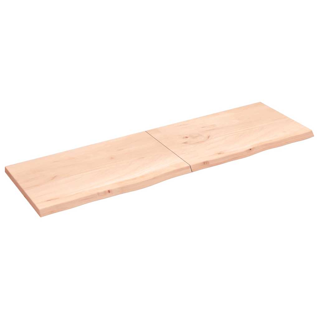 VidaXL Washbasin sheet 200x60x (2-4) cm Untreated solid wood