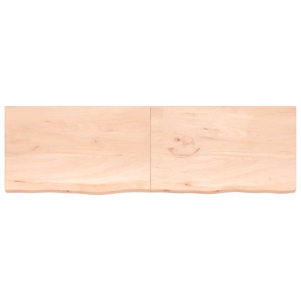 VidaXL Washbasin sheet 200x60x (2-4) cm Untreated solid wood