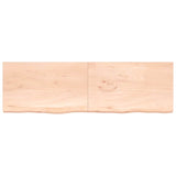 VidaXL Washbasin sheet 200x60x (2-4) cm Untreated solid wood