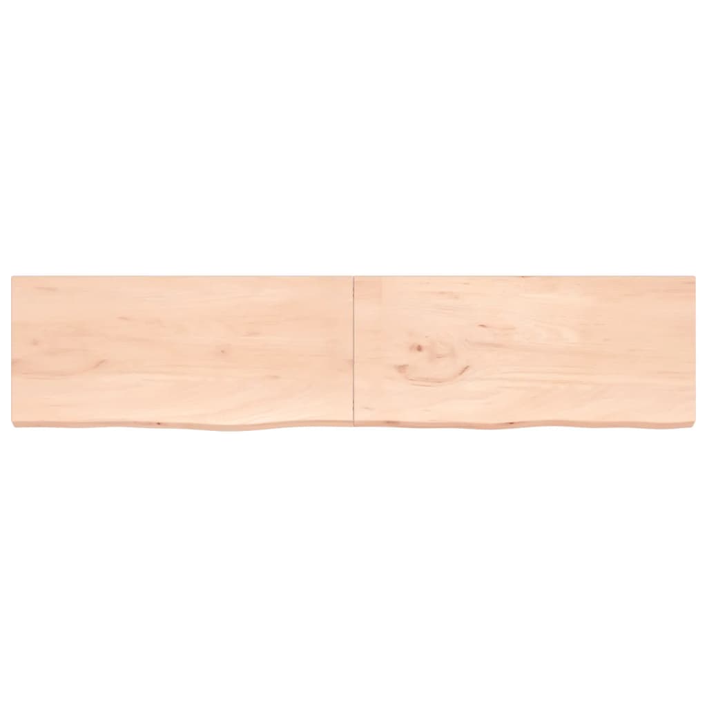 VIDAXL WASHBAIN-Blatt 220x50x (2-4) cm unbehandeltes festes Holz