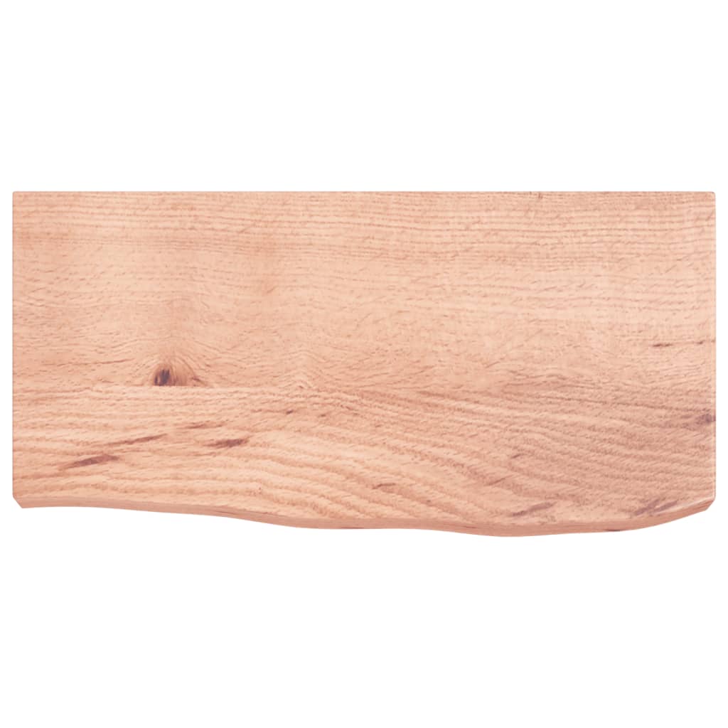 VidaXL Washbasin sheet 60x30x (2-6) cm treated solid wood light brown