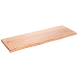 VIDAXL WASHBAIN TABELLE 80x30x2 behandeltes massives Holz hellbraun