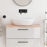 Vidaxl Washbasin Tabulka 80x30X2 Ošetřená pevné dřevo světle hnědá