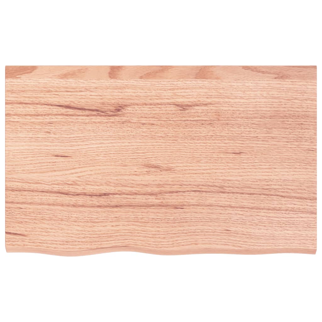 VIDAXL WASHBAIN TABELLE 80x50x2 behandeltes massives Holz hellbraun