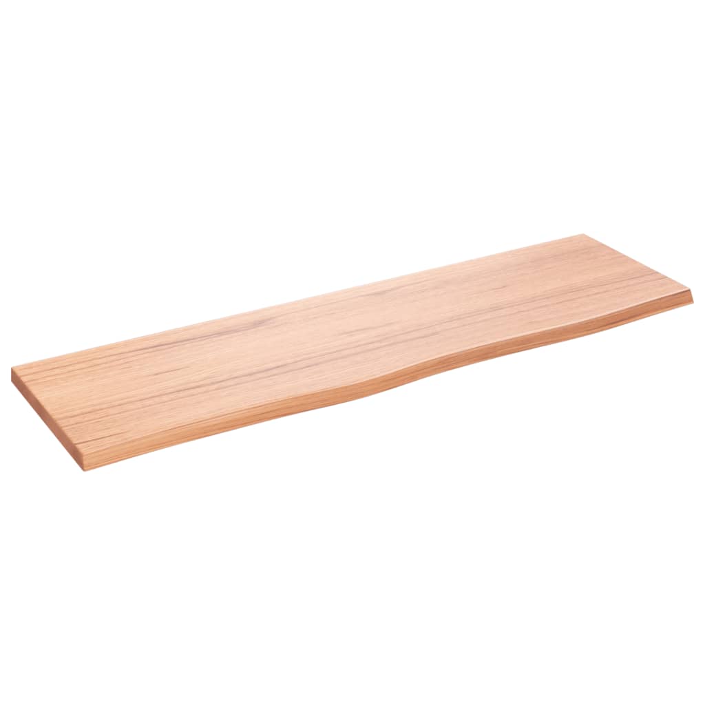 Vidaxl Waschtisch 100x30x2 cm behandeltes massives Holz hellbraun