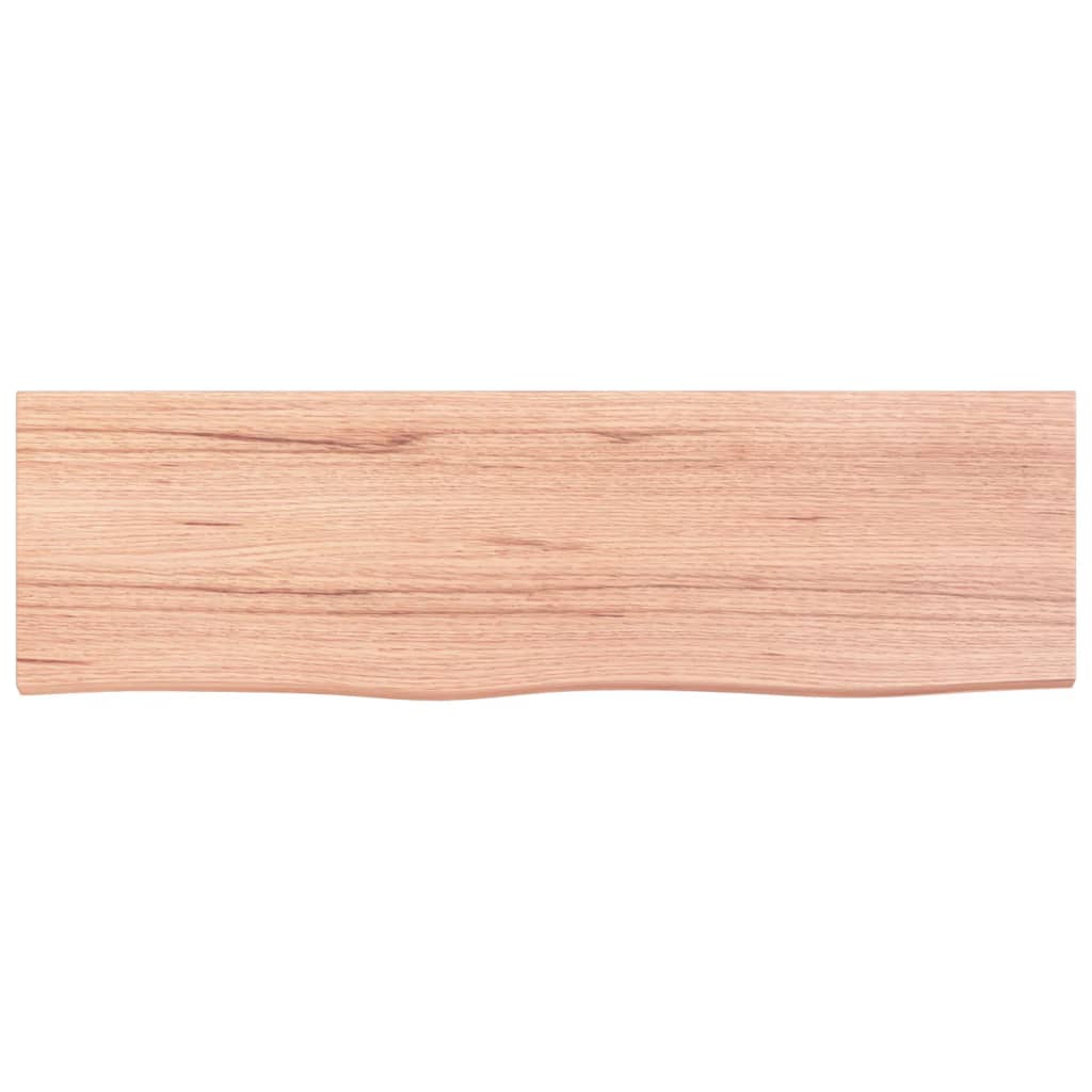 VIDAXL WASHBAIN TABELLE 100X30X (2-4) CM behandeltes massives Holz hellbraun