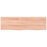 VIDAXL WASHBAIN TABELLE 100X30X (2-6) CM behandeltes massives Holz hellbraun