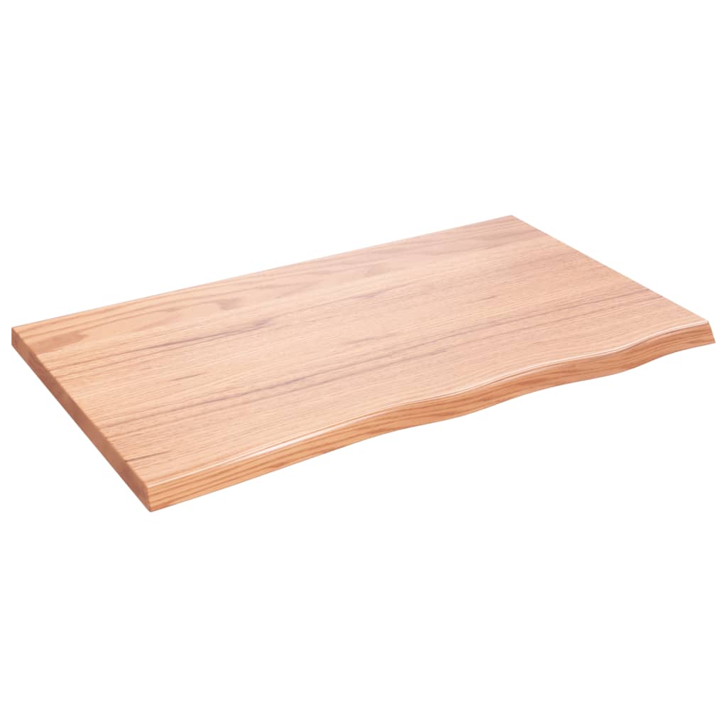 VIDAXL WASHBAIN TABELLE 100X60X (2-4) CM behandeltes massives Holz hellbraun