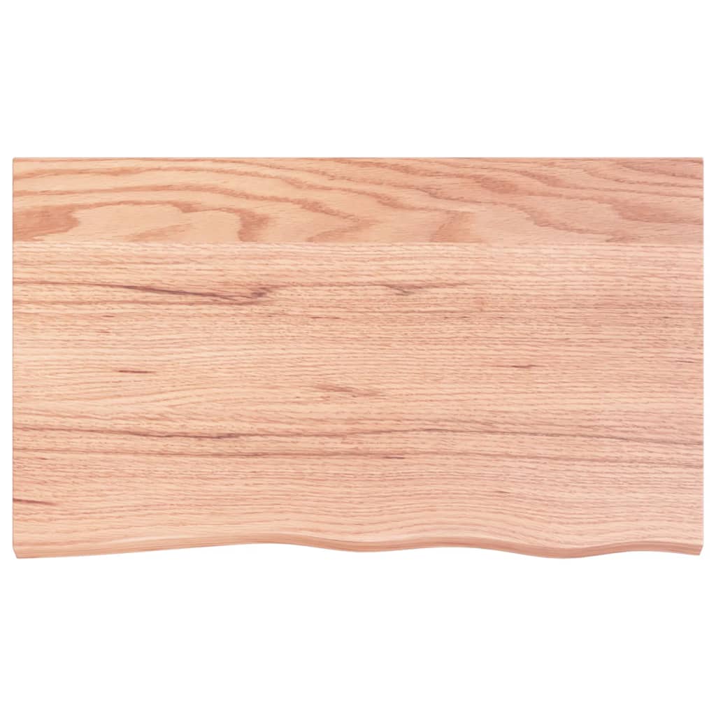 VIDAXL WASHBAIN TABELLE 100X60X (2-4) CM behandeltes massives Holz hellbraun