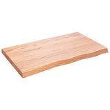 VIDAXL WASHBAIN TABELLE 100X60X (2-6) CM behandeltes massives Holz hellbraun