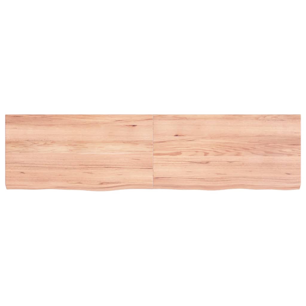 VIDAXL WASHBAIN-Blatt 120x30x (2-4) CM behandeltes massives Holz hellbraun