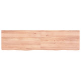 VIDAXL WASHBAIN-Blatt 120x30x (2-4) CM behandeltes massives Holz hellbraun