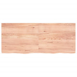 VIDAXL SCHEDA DI BASHBASIN 120X50X (2-4) CM Trattato in legno massiccio chiaro