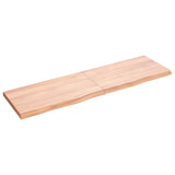 VIDAXL SCHEDA DI BASHBASIN 140X40X (2-4) CM TRATTATO IN LEGNO SUSSO CROVA