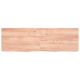 VIDAXL SCHEDA DI BASHBASIN 160X50X (2-6) CM Trattato in legno massiccio chiaro