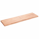 VIDAXL SCHEDA DI BASHBASIN 180X50X (2-6) CM Trattato in legno massiccio chiaro